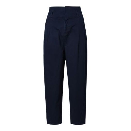 (WMNS) Converse High Waist Pants 'Navy' 10020989-467