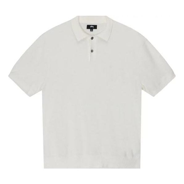 Stussy Textured SS Polo Sweter 'Bone' 117167-BONE