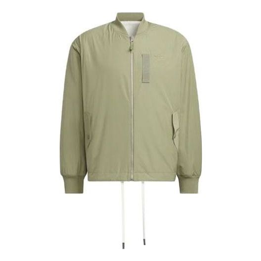 adidas Reverse Sherpa Jackets 'Olive Green' IN0990