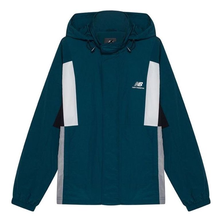 New Balance Athletics Higher Learning Windbreaker 'Teal White' NAA33013-GRN