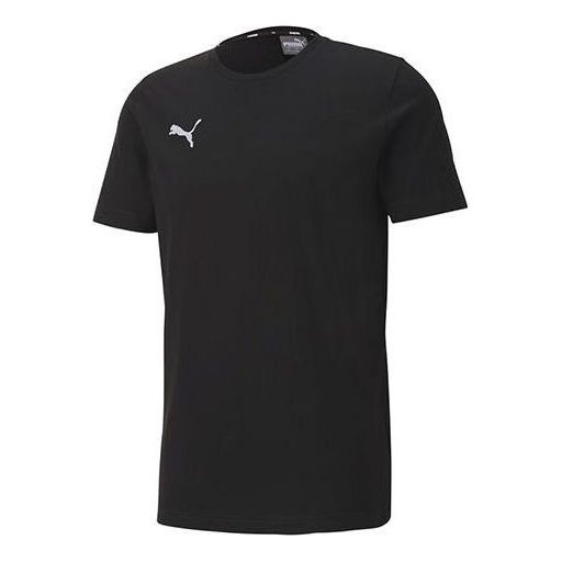 PUMA Essential Regular Fit Logo Printed T-Shirt 'Black' 656578-03