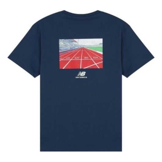 New Balance x ANB Sport Tee 'Blue' AMT22375-BGV