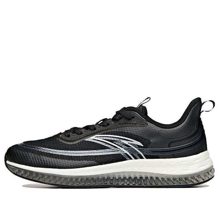 (WMNS) ANTA Elastic Low 'Black White' 122015501-1