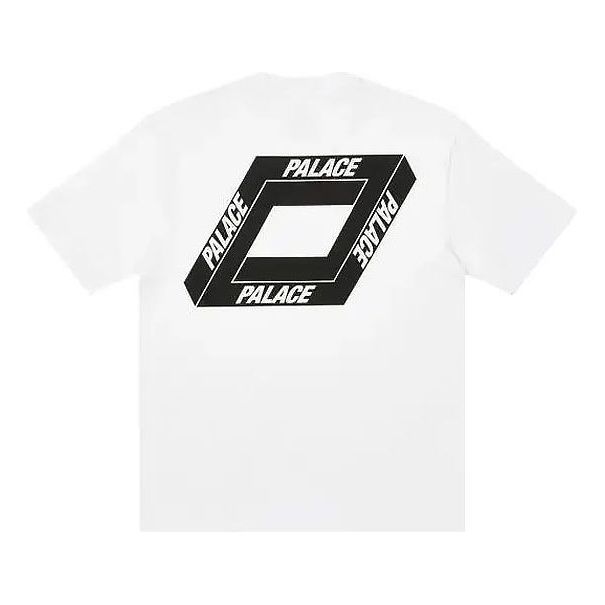 PALACE DODGY BUT LUSH T-SHIRT WHITE Back Pattern Logo Printing Short Sleeve Unisex P20TS169