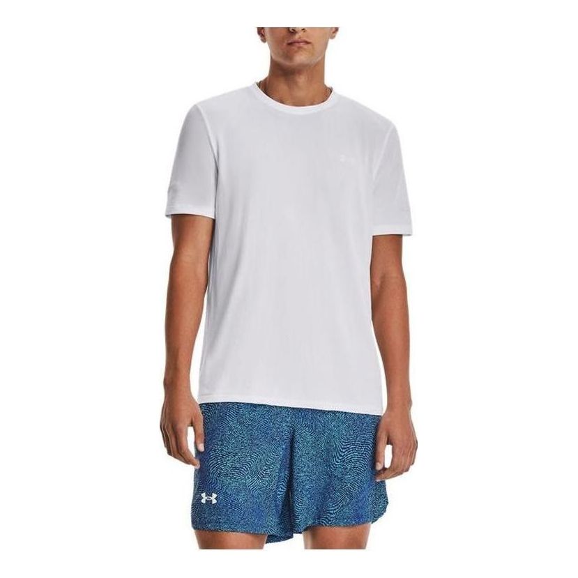 Under Armour Seamless Stride Short Sleeve 'White' 1375692-100