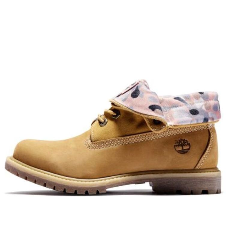 (WMNS) Timberland Roll Top Boots Basic 'Wheat with Dot Print' A2MF6231