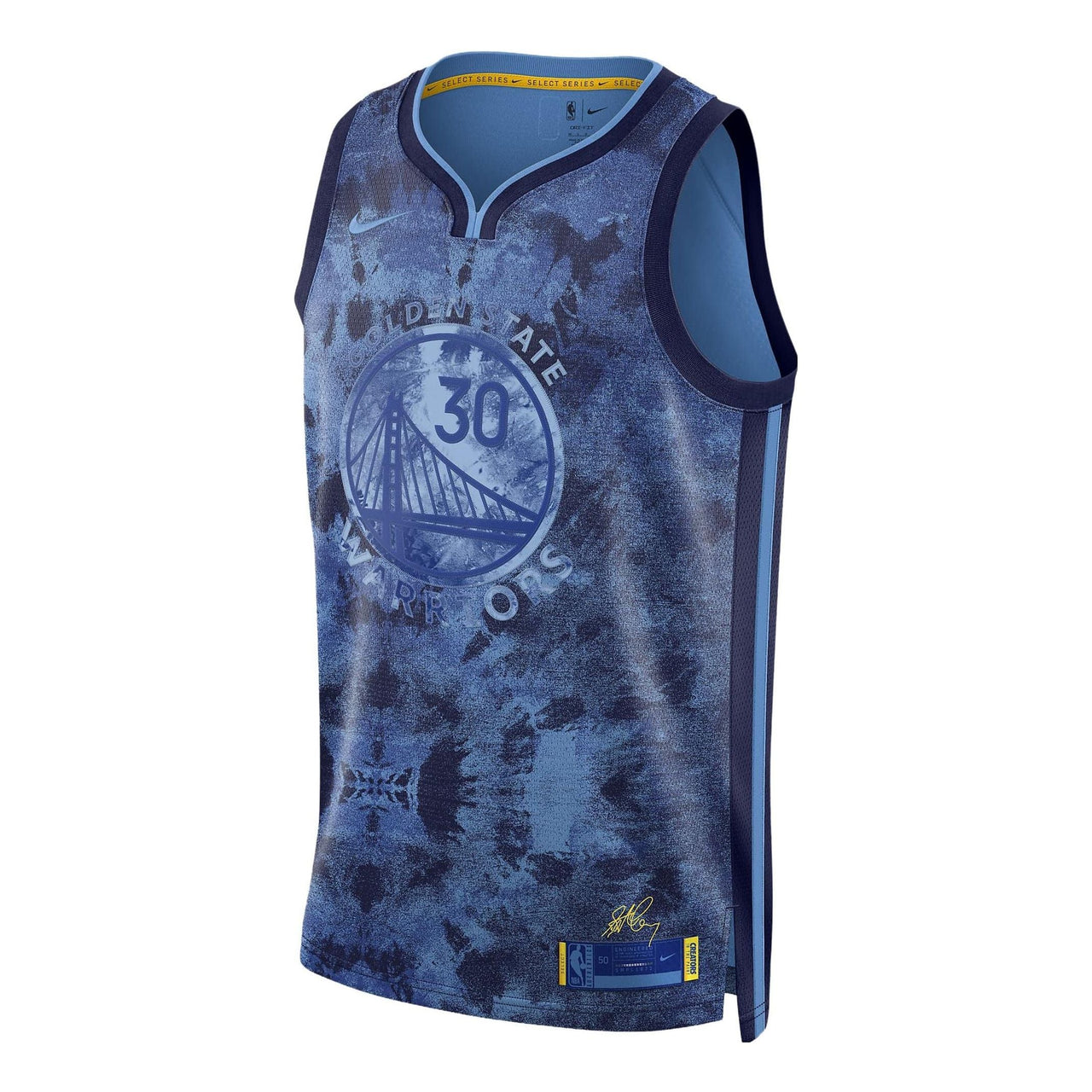 Nike x NBA Dri-FIT Stephen Curry Golden State Warriors Swingman Jersey 'Blue' FD4085-462