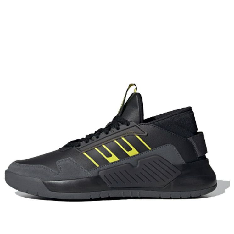 adidas neo Bball90s 'Black Gray Yellow' EG9027