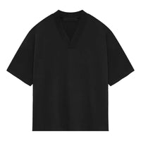 Fear of God Essentials SS24 V Neck T-Shirt 'Jet Black' 125SP244214F