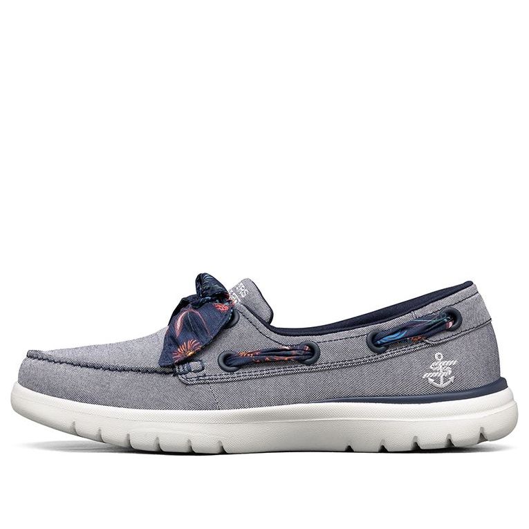 (WMNS) Skechers On the GO Flex 'Grey' 136471-NVY