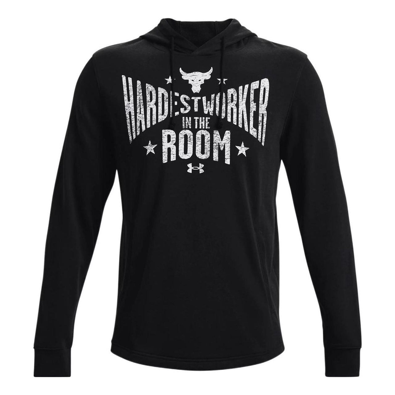 Under Armour Project Rock Terry Hoodie 'Black' 1370458-001