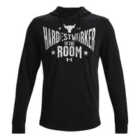 Under Armour Project Rock Terry Hoodie 'Black' 1370458-001