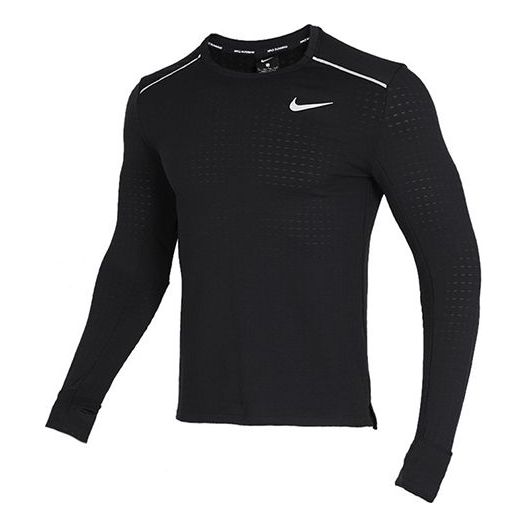 Nike AS Men's NK SPHR ELMNT Top CRW LS Black BV4708-010