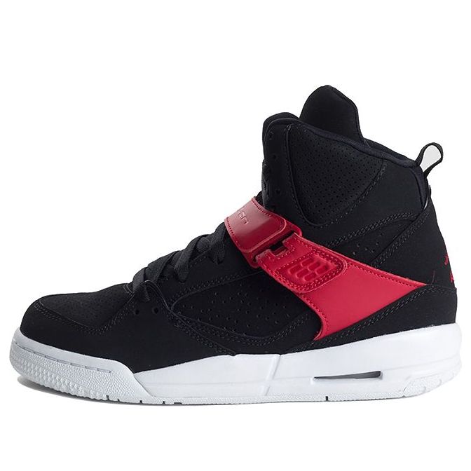 (GS) Air Jordan Flight 45 High 'Black Gym Red' 845095-006