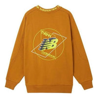 New Balance Graphic Print Sweatshirt 'Orange Yellow' AMT04365-PKN