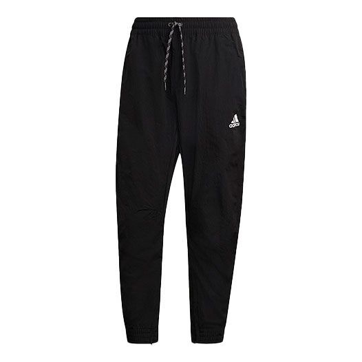 Men's adidas 3S tape Wov Pt Sports Stylish Woven Bundle Feet Cropped Pants/Trousers Black GM5751