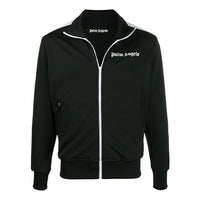 Men's PALM ANGELS Side Stripe Sports Jacket Black PMBD001E20FAB0011001
