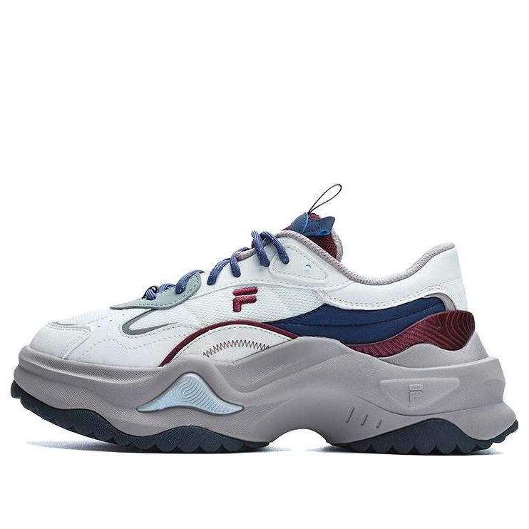 (WMNS) FILA FUSION Bianco 2 Sneakers 'White Grey Blue' T12W311302FBA