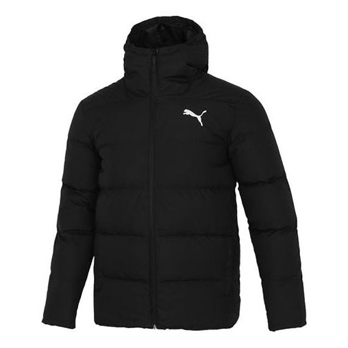 PUMA Logo Down Jacket 'Black' 534936-01