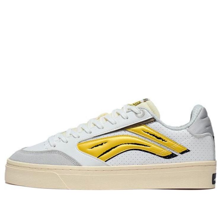 (WMNS) Li-Ning x Pablo Ientile Superwave 180 Lo Skate Shoes 'White Yellow Grey' AECT022-1