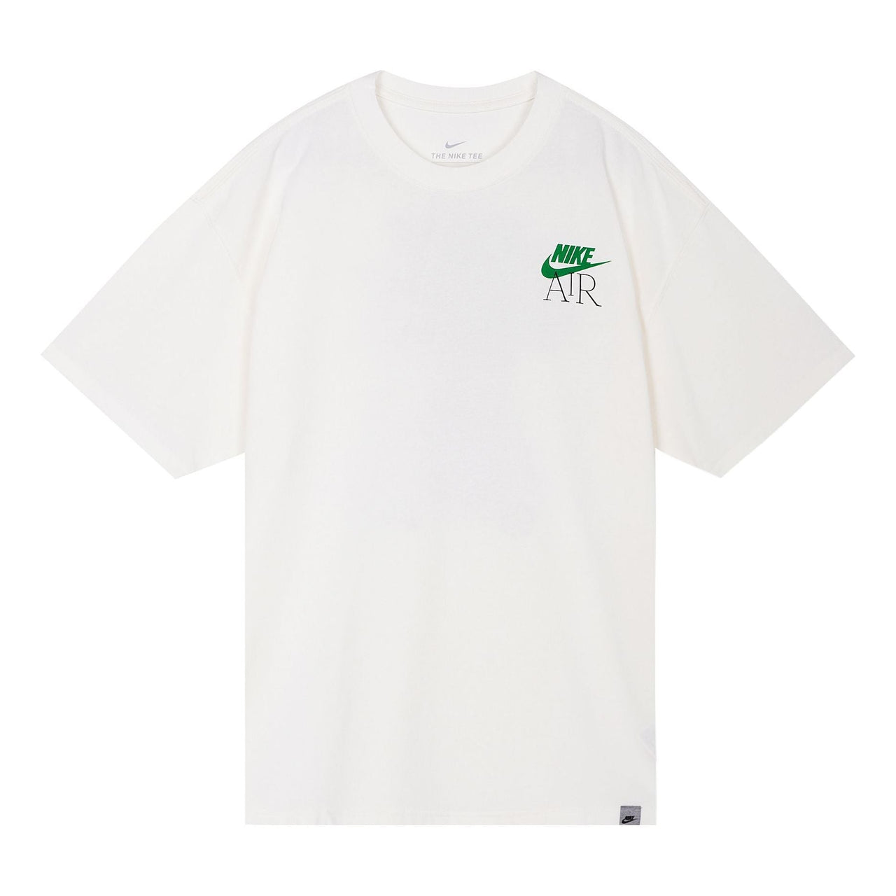 Nike NSW Short Sleeves Tee 'Cream Beige Green' DB6094-901