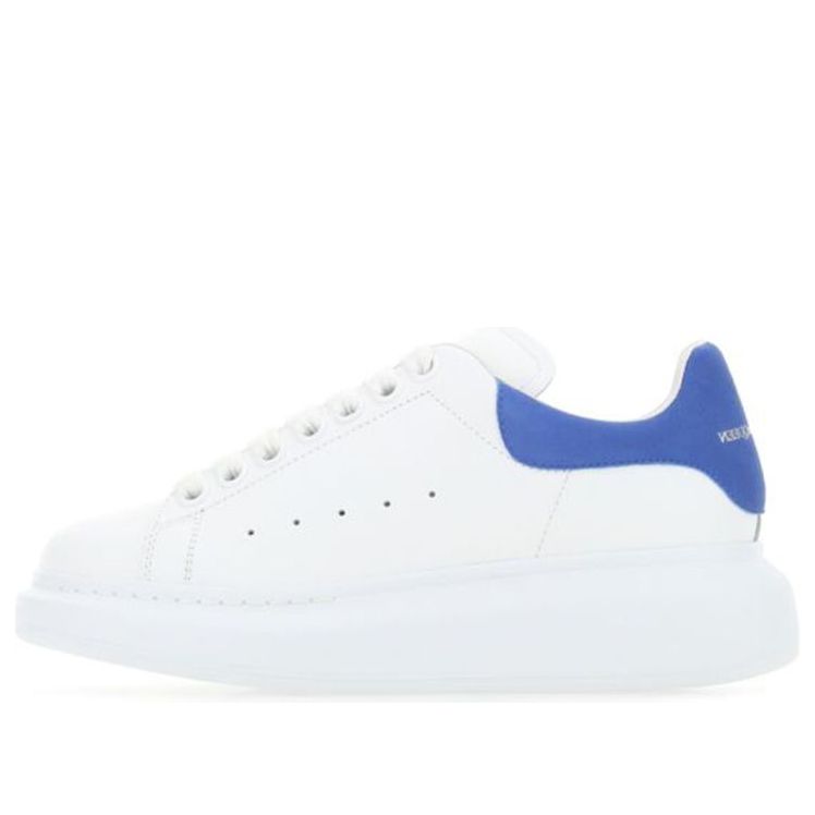 (WMNS) Alexander McQueen Oversized Sneaker 'White Electric Blue' 553770WHGP79255