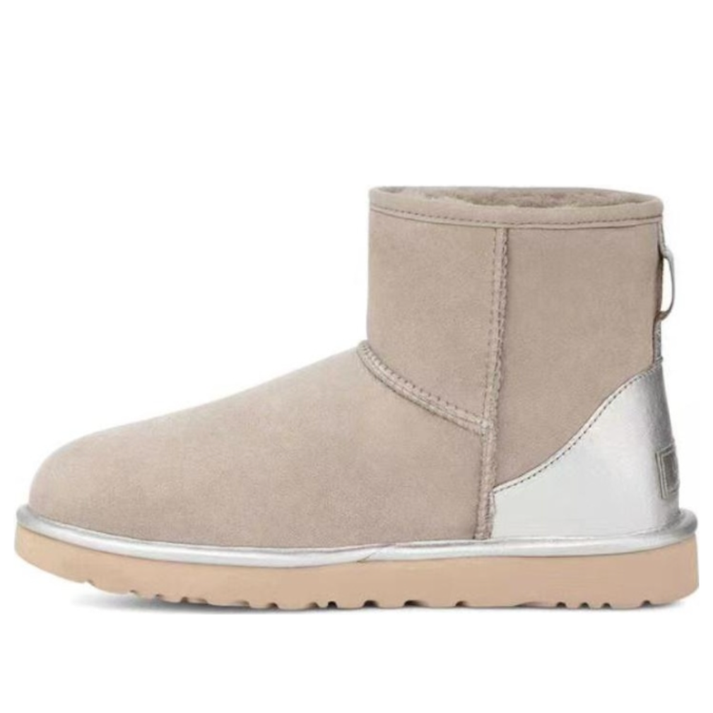 (WMNS) UGG Classic Mini Shine Boots 'Goat' 1120872-GOA