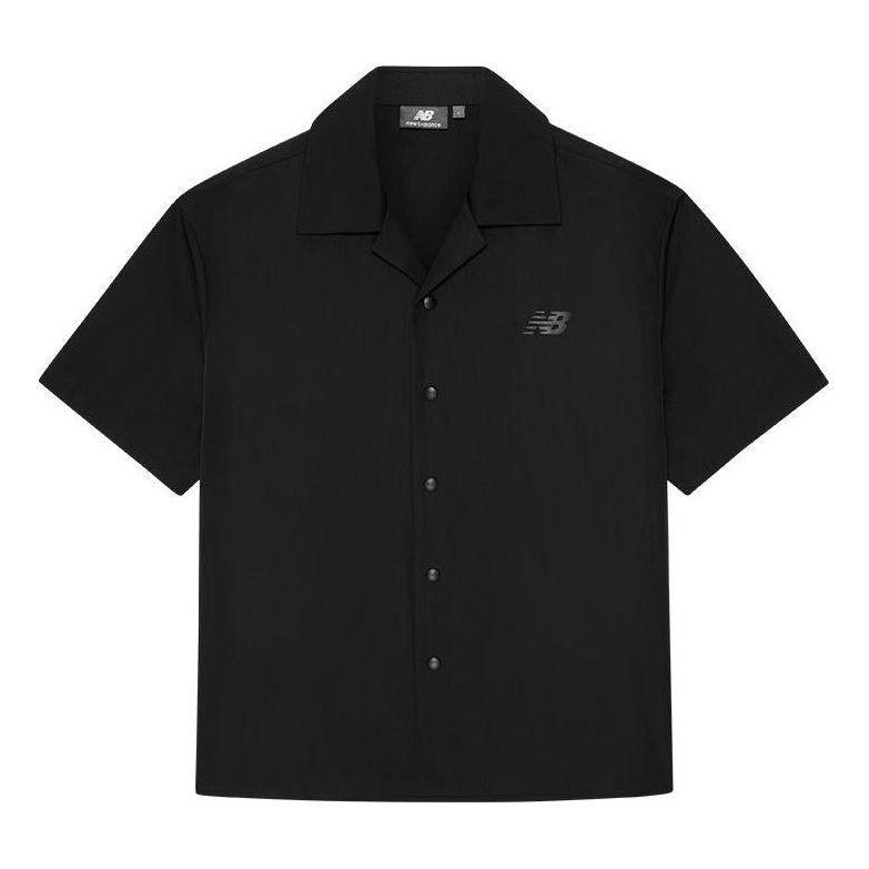 New Balance x Nice Rice SS23 Polo Shirt 'Black' 5HD27011-BK