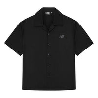 New Balance x Nice Rice SS23 Polo Shirt 'Black' 5HD27011-BK