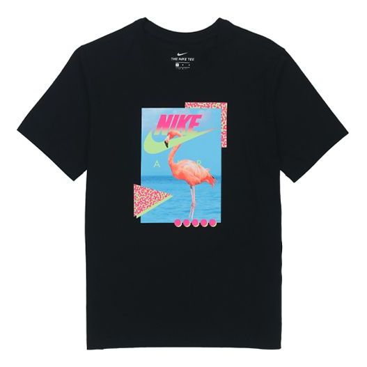 Nike AS Men's Nike Sportswear Tee BEACH FLAMINGO Black DD1283-010