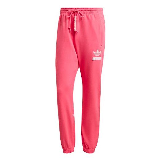 adidas originals Big Trfl Pants Lace-Up Leggings For Men Pink H09342