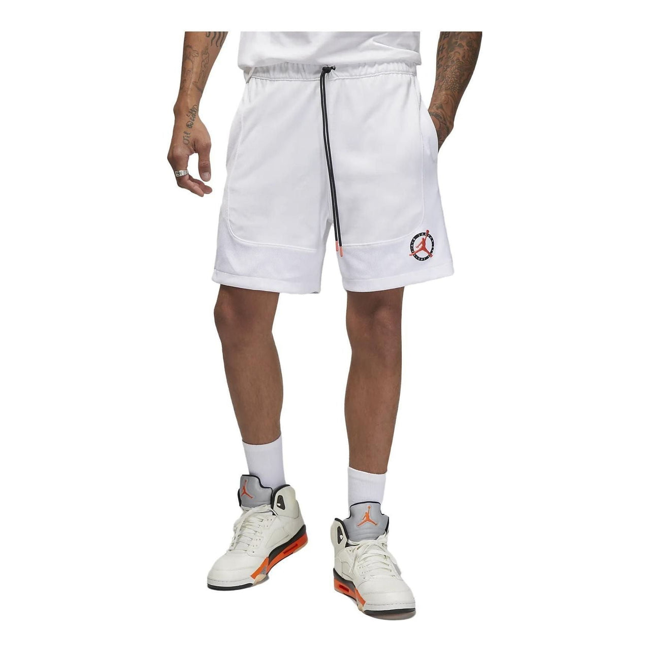 Air Jordan Flight MVP Logo Shorts 'White' DX9723-100