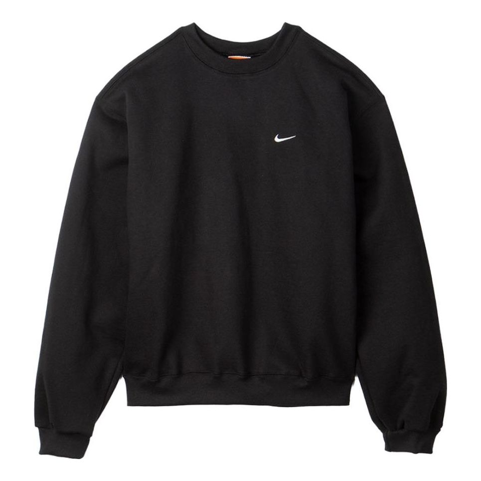 Nike Lab Nrg Fleece Crew Round Neck Pullover 'Black' CQ4004-010
