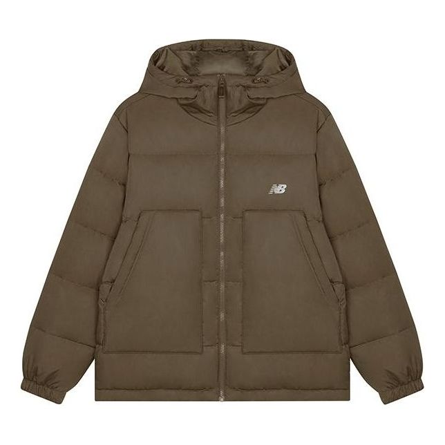 New Balance Casual Puffer Jacket 'Brown' AMJ33328-DHE