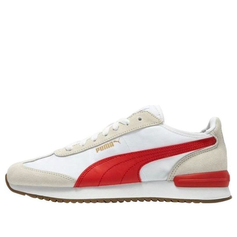 PUMA R78 Wind Nylon 'White Beige Red' 392901-05