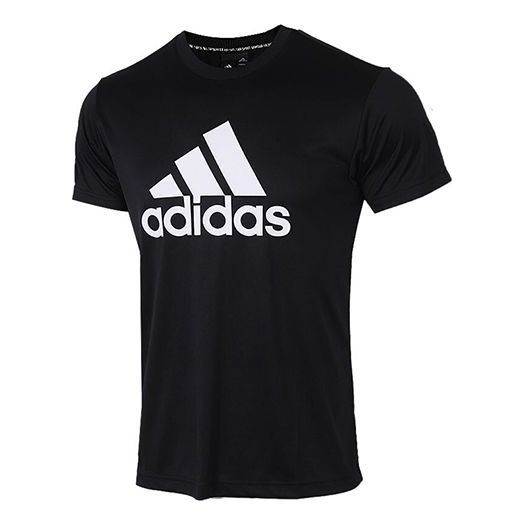 adidas Training Casual Sports Short Sleeve Black FM5369
