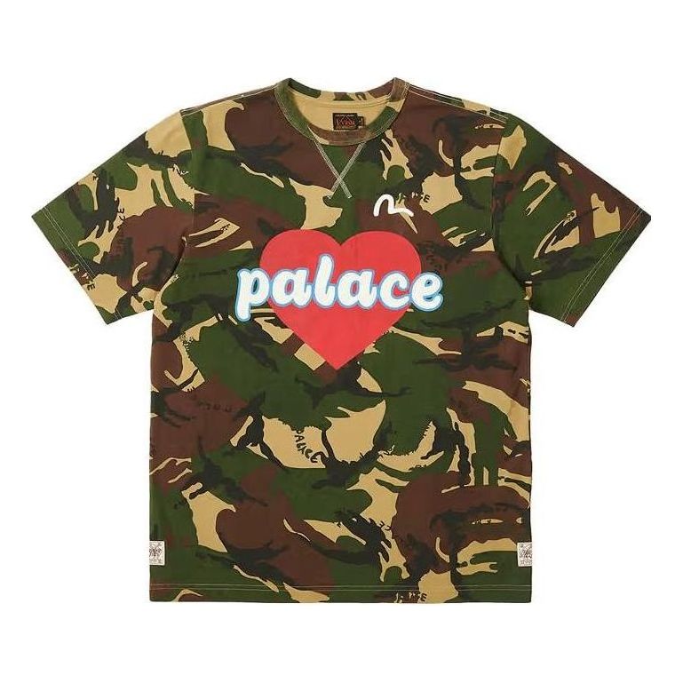 Palace x Evisu Heart T-shirt 'Camo' P24EVES004