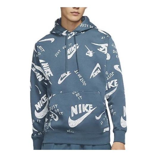 Men's Nike Sportswear Club Pullover Gray Green CU4342-058
