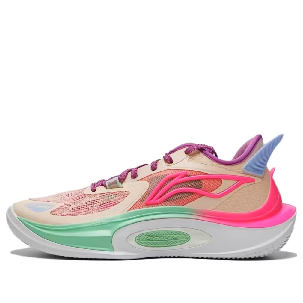 Li-Ning Sonic 11 V2 'Beige Neon Pink Mint' ABAT045-5