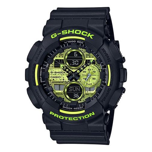 CASIO G-Shock Analog-Digital 'Black Green' GA-140DC-1A