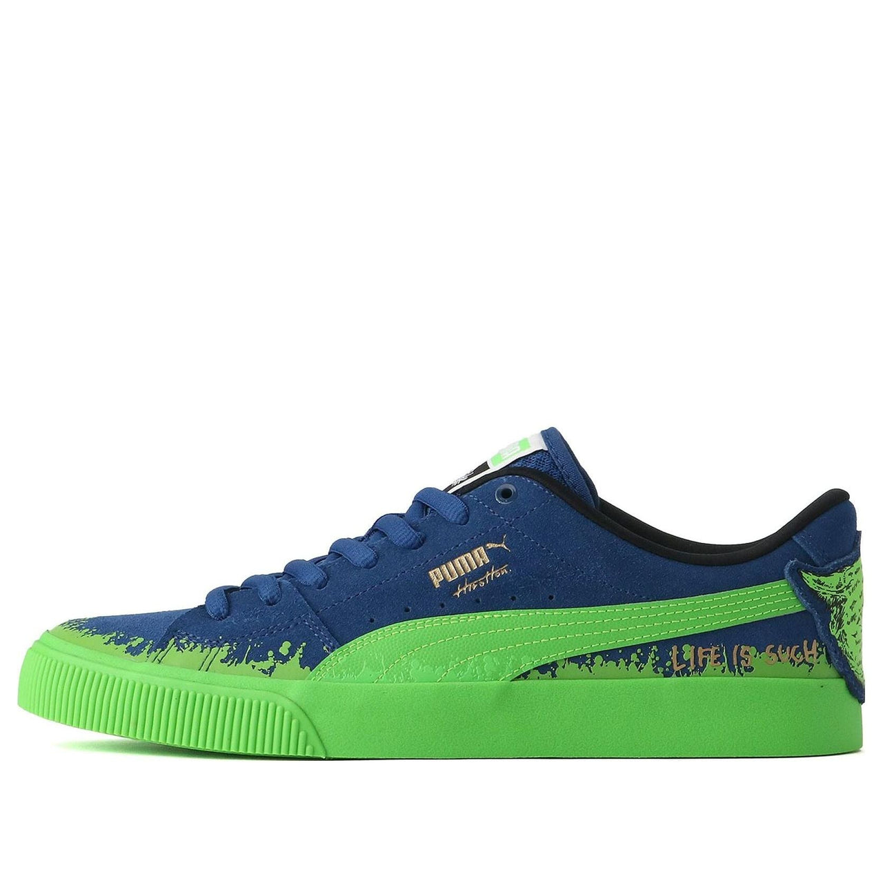 PUMA Suede Skate x Hirotton 'Blue Green' 389991-01