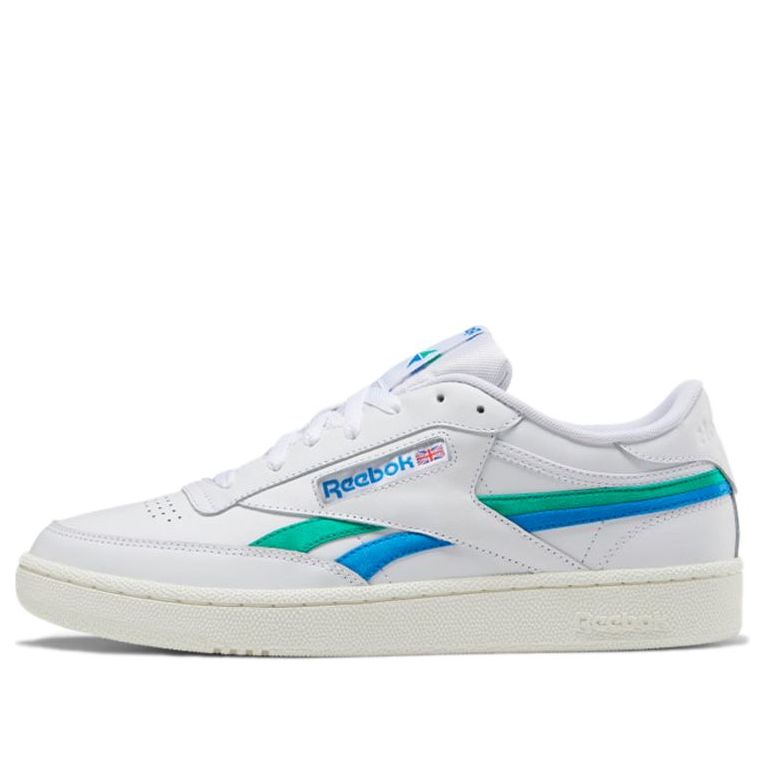 Reebok Club C Revenge Running Shoes White/Green/Blue FV6368