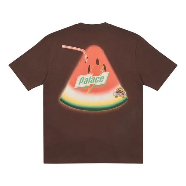PALACE Sugar T-Shirt Logo Short Sleeve Unisex Brown P20TS029