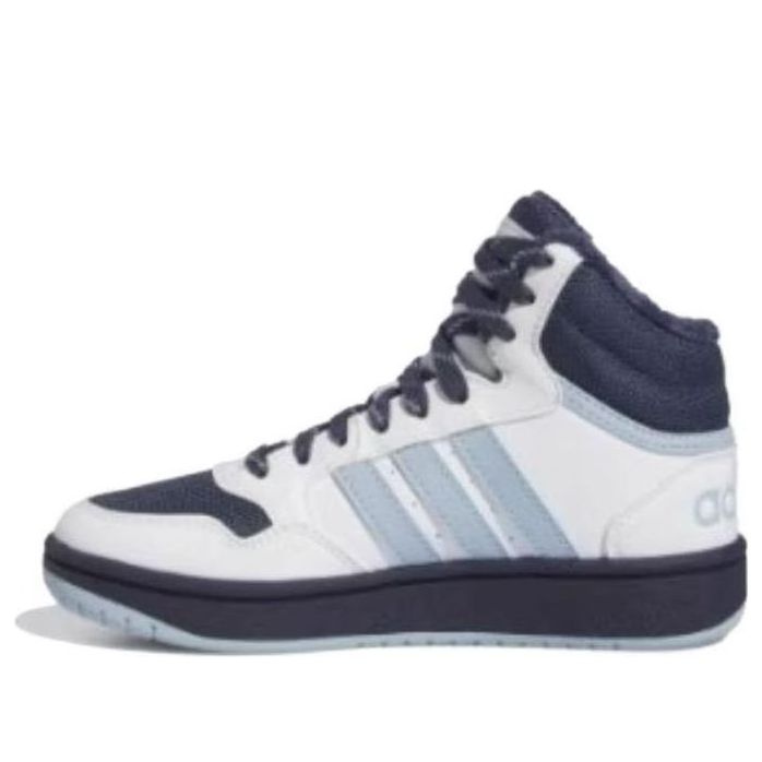 (GS) adidas Hoops Mid 3.0 'White Navy Wonder Blue' IF7737