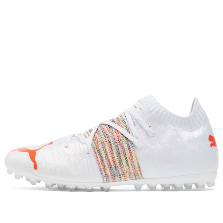 PUMA Future z 1.1 MG Soccer Cleats White/Orange 106377-02