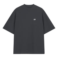 New Balance NB Logo Cotton T-shirt 'Grey' AMT41333-ACK