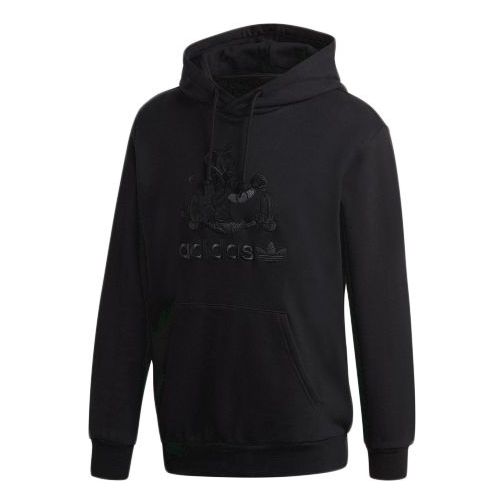adidas x Disney Crossover Goofy Hoody Embroidered Pullover Black GD6022