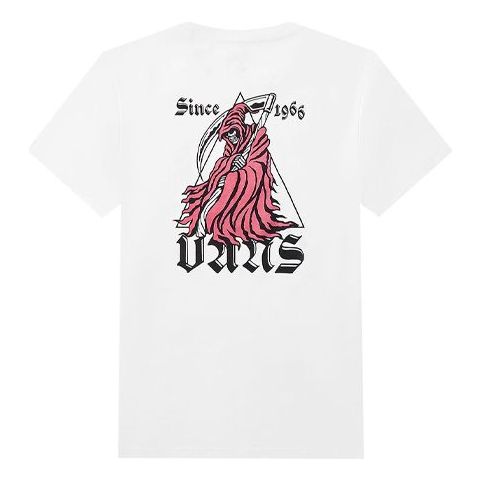 Men's Vans Anime Printing Short Sleeve White VN0A4MM2WHT