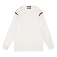 Gucci Web Long Sleeve T-Shirt 'White' 768441-XJF3T-9088