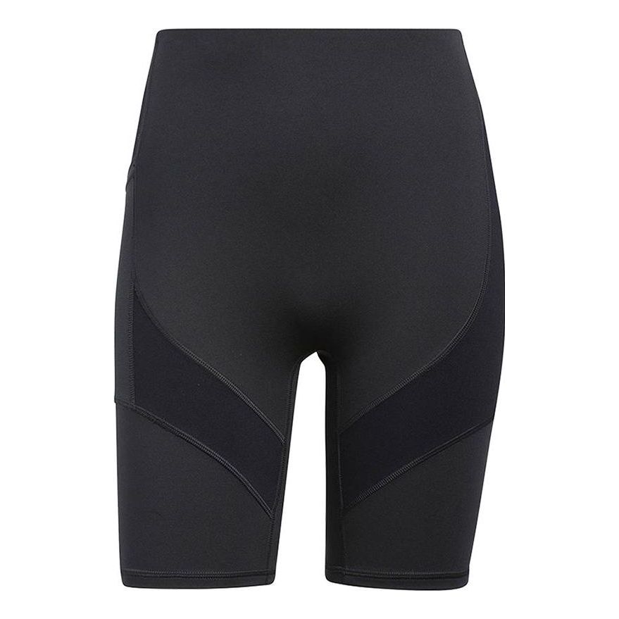 (WMNS) adidas Yoga 4 Elements Studio Pocket Short Tights 'Black' HC3335